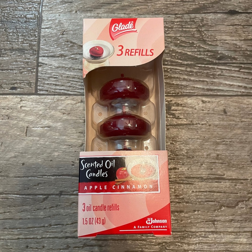 Glade Scented Oil Candle Refills Bundle Nutcracker Maple Pumpkin Apple Cinnamon - Picture 4 of 9